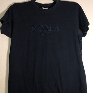 Navy Blue Roma Italia T-shirt